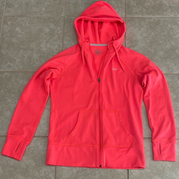 Nike M Therma Fit Full Zip Fleece Hoodie Jacket Sweatshirt Hooded Logo Running - Picture 1 of 10